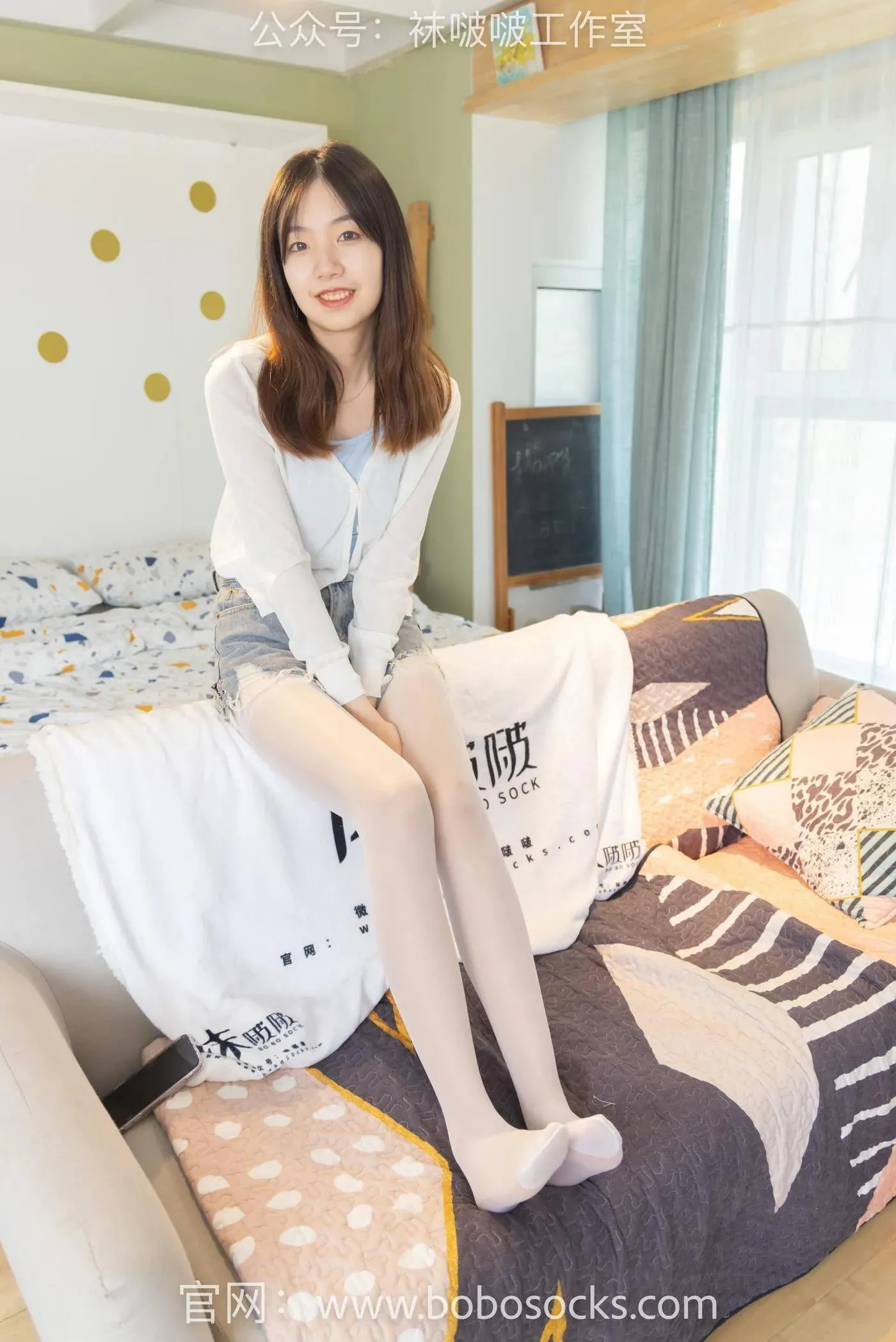 [BoBoSocks袜啵啵]NO.102 小甜豆-板鞋、白丝 [140P]插图